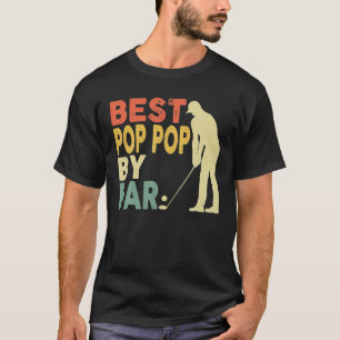 Retro Vintage Bestes Pop Pop Von Par Golf Vater T-Shirt