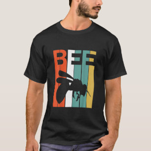 Retro Vintage Bienenpflanze Silhouette Bee Lover B T-Shirt