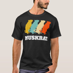 Retro Vintage Bisamratte  T-Shirt