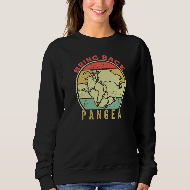 Retro Vintage Bring Back Pangea Geologist Geology Sweatshirt (Vorderseite)