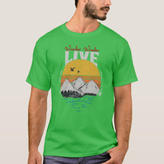 Retro Vintage Camping Wandern Geschenke Wander Won T-Shirt
