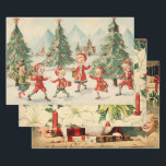 Retro Vintage Christmas Trio Style H Geschenkpapier Set<br><div class="desc">Die Gesamtwirkung dieses Vintagen und Retro-Weihnachtsverpackungspapiers liegt in Nostalgie, Wärme und Zeitlosigkeit. Wenn man seine Geschenke darin einpackt, fühlt man sich in eine vergangene Zeit versetzt, in der die Feiertage mit einfacher Freude und klassischer Eleganz gefeiert wurden. Es ist die perfekte Wahl, um Ihren Weihnachtsgeschenken eine Touch Vintager Magie hinzuzufügen...</div>
