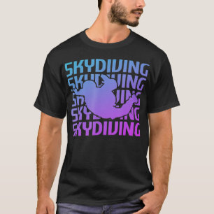 Retro Vintage Classic Fallschirmspringen Fallschir T-Shirt