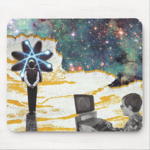 Retro-Vintage-Collage-Mauspad Mousepad