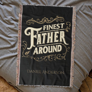 Retro Vintage Coole elegante Typografie Vater Zita Decke