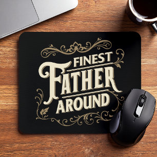 Retro Vintage Coole elegante Typografie Vater Zita Mousepad