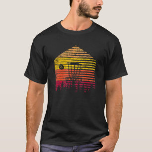 Retro Vintage Disc Golf Flying Disk Sport Frisbe T-Shirt