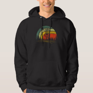 Retro Vintage Disc Golf Frolf Flugdiscus Sport Hoodie