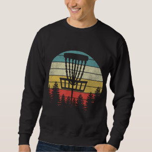 Retro Vintage Disk Golf Frolf Flying Disk Sport Sweatshirt