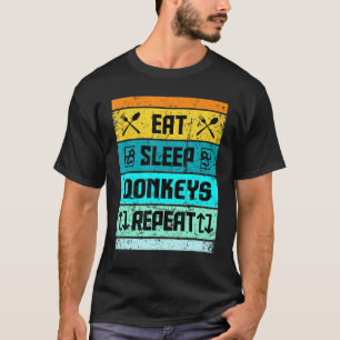 Retro Vintage Donkey Funny für Männer Frauen Kinde T-Shirt