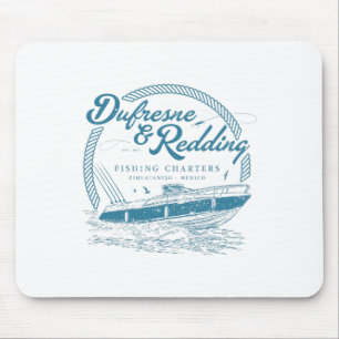 Retro Vintage Dufresne und Redding Angelcharter Mousepad