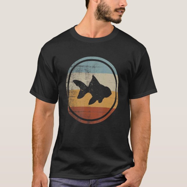 Retro Vintage Fische Goldfish T-Shirt (Vorderseite)