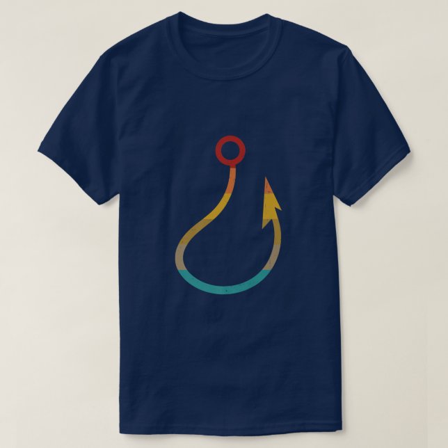 Retro Vintage Fischzucht  T-Shirt (Design vorne)