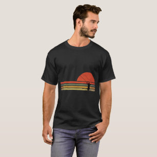 Retro-Vintage Fliegenfischerei für Angelfreunde T-Shirt