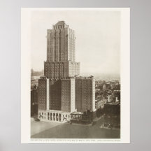 Retro Vintage-Foto New York City Gebäude