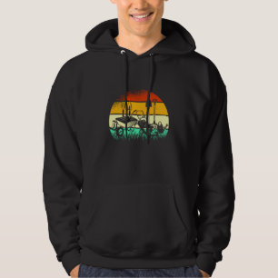 Retro-vintage Gärtner Gartengeräte Hoodie