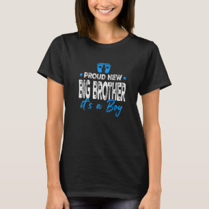 Retro-Vintage Genderoffenbarung: neue große Brüder T-Shirt
