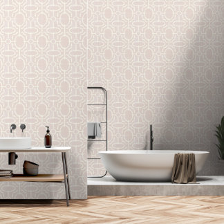 Retro-vintage geometrisches Boho-Muster Tapete