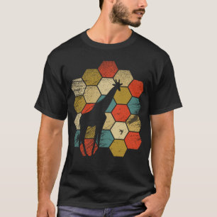 Retro Vintage Giraffe und süße Tier 3 T-Shirt