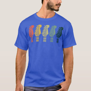 Retro Vintage Gitarren Premium  T-Shirt
