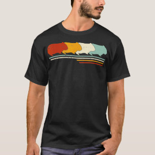 Retro Vintage Guinea Schwein Tiergeschenk T-Shirt