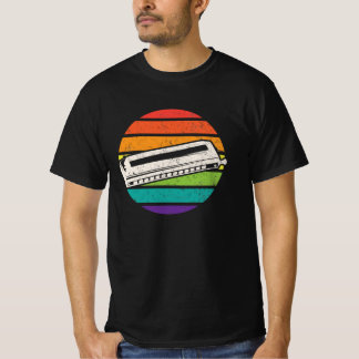 Retro Vintage Harmonika Mundinstrument T-Shirt