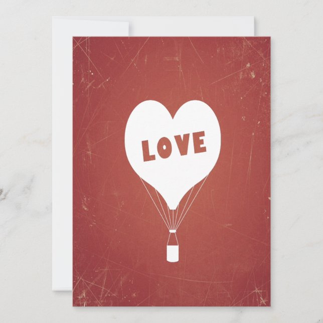 Retro Vintage Heißluftballon-Muster (Vorderseite)