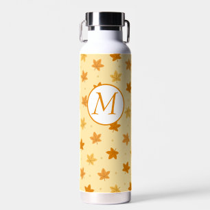 Retro-Vintage Herbstblätter Trinkflasche