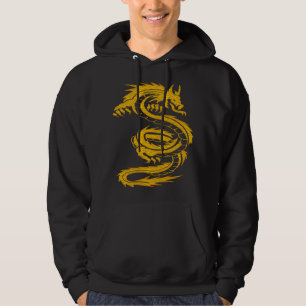 Retro Vintage Herren Grafik Drachen Hoodie