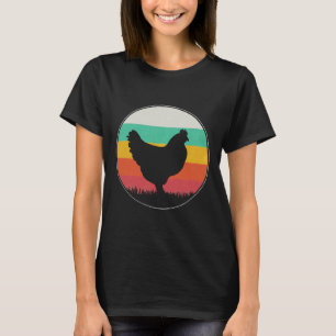 Retro Vintage Huhn   44 T-Shirt