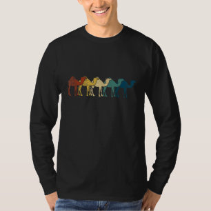 Retro Vintage Kamel Tiere Männer Frauen Kinder T-Shirt
