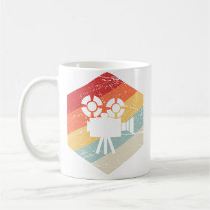 Retro Vintage Kamera Filmemacher Kaffeetasse