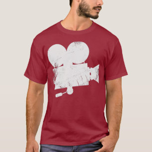 Retro Vintage Kamera Regisseur Editor Filmemacher T-Shirt