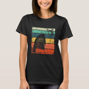Retro Vintage Katze Herren Damen Weihnachten T-Shirt