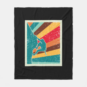 Retro-Vintage-Klettern Fleecedecke