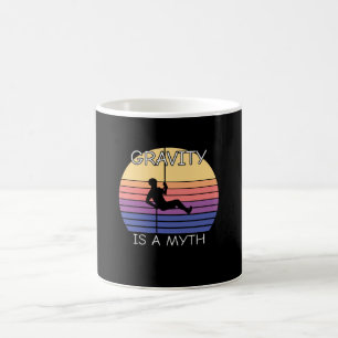 Retro-Vintage-Klettern Kaffeetasse