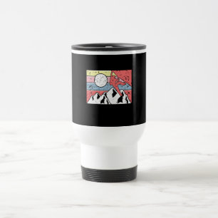 Retro-Vintage-Klettern Reisebecher