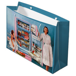 Retro Vintage Küche Party Große Geschenktüte