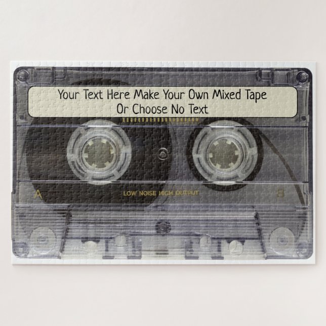 Retro-Vintage Liebe-Kassetten-Mischband (Horizontal)