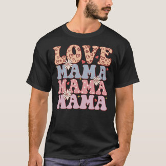 Retro Vintage Liebe Mama Stacks Sweetheart Mama Va T-Shirt