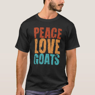 Retro Vintage Liebe Ziegen Süße Tier Farm 1 T-Shirt