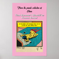 Retro-Vintage-Liebescomic: Pillow Talk
