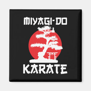 Retro Vintage Miyagi-do Karate Leben Bonsai Baum M Magnet