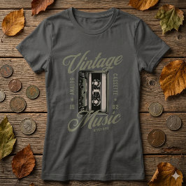Retro Vintage Musik Kassetten-T-Shirt T-Shirt