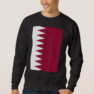 Retro-Vintage Nationalflagge Katar Sweatshirt
