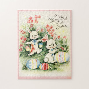 Retro Vintage Osterhase Feiertag