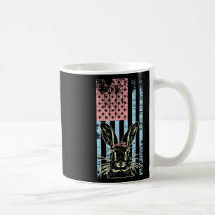 Retro Vintage Pastell-Amerikanische Flagge Osterha Kaffeetasse