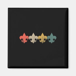 Retro Vintage Pfadfinder Pfadfinder Männer Frauen Magnet