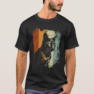 Retro Vintage Pixiebob Design Pixie Bob Katze T-Shirt