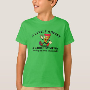Retro-Vintage-Pizza-Cartoon T-Shirt
